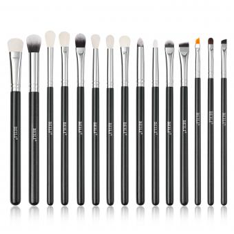 15Pcs Black Makeup Brush Tool Kits